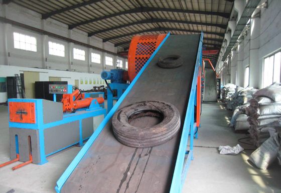 Automated Rubber Powder Production Line 3000kg/H Tyre Recycling Equipment