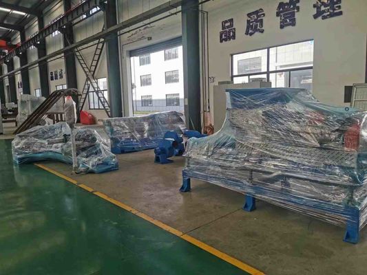 Blue 110L Plastic Recycling Line 160Kw Pet Flake Granulation Machine