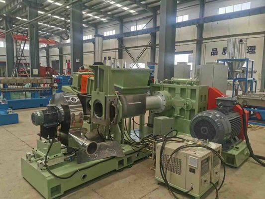 Blue 110L Plastic Recycling Line 160Kw Pet Flake Granulation Machine