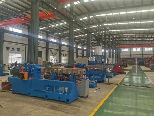 Blue 110L Plastic Recycling Line 160Kw Pet Flake Granulation Machine