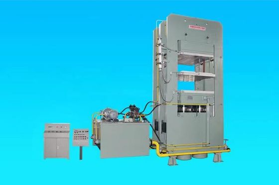 4 Column Rubber Conveyor Belt Production Line 1200 Ton Rubber Vulcanizer