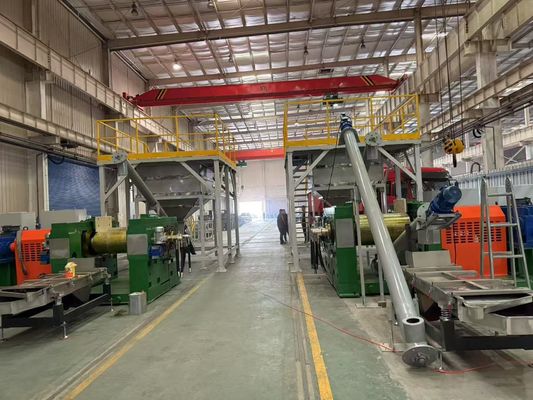 Linha de produção de pó de borracha Reciclagem de resíduos de pneus e produção para várias indústrias Linha de reciclagem de pneus de tipo máquina